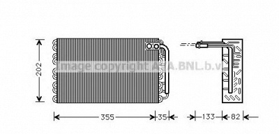 AVA QUALITY COOLING pev009 -  Испаритель, кондиционер